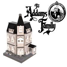 Lego Moc Addams Family Mansion Mini