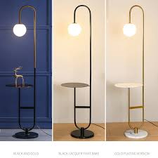 Browse the wide selection of contemporary, traditional modern floor lights and more. Modern Floor Lamp Led Standing Lamp With Round Table Art Deco Living Room Sofa Reading Li In 2021 Floor Lamps Living Room Modern Art Deco Floor Lamp Modern Floor Lamps