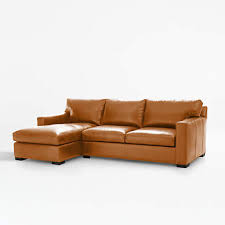 Axis Espresso Leather Sectional