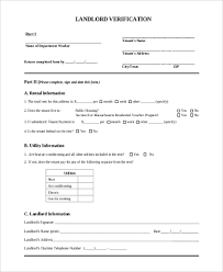 sle landlord verification forms