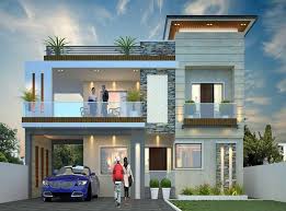 simple modern exterior design of house