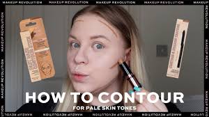 how to contour pale skin tones