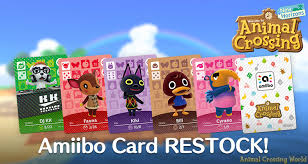 crossing amiibo cards available