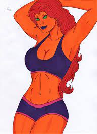 Dc New 53 — Starfire fitness After her pregnancy she gets back...
