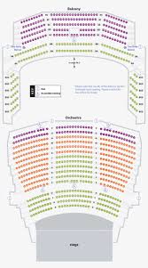 seating chart coc performing arts