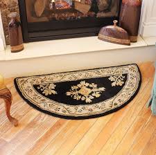 half round indoor area rug in the rugs