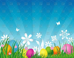 Easter Background Stock Vector Image