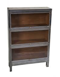 vintage industrial barrister bookcases