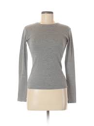 Details About Brandy Melville Women Gray Long Sleeve T Shirt One Size