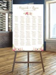 Custom Table Seating Chart For 20 Tables By
