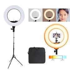 Winado 393066316834 18 480pcs Led Ring Light Dimmable 5500k Continuous Lighting Makeup Photo Video Kit