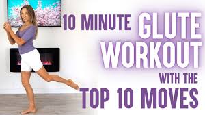 10 minute standing glute workout the
