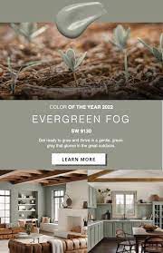 Sherwin Williams Evergreen Fog Color Of