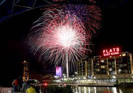 july 4 fireworks on lake erie