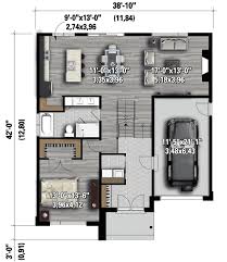 Split Level Contemporary House Plan