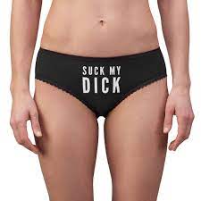 Suck My Dick Women's Briefs Panties Womens Underwear - Etsy