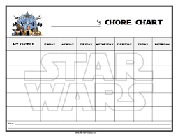 Star Wars Chore Chart Free Printable Allfreeprintable