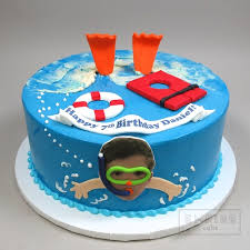 customized swimmer empire cake