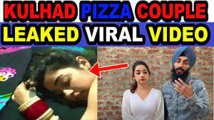 kulhad pizza couple viral video download