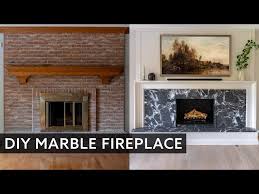 Extreme Diy Marble Fireplace Makeover