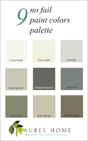 Here It Is A Palette For No Fail Paint Colors Laurel Home
