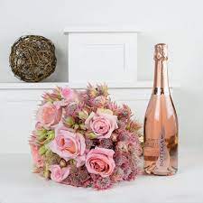 a cly affair flowers prosecco gift