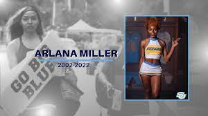 Cheerleader Arlana Miller ...