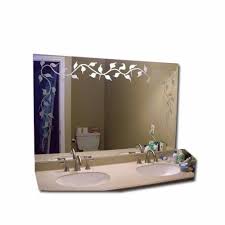 Etched Glass Mirror