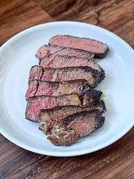 sous vide boneless ribeye steak with