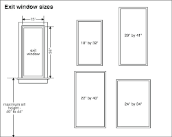 Standard Window Sizes Chart Itwindow Co