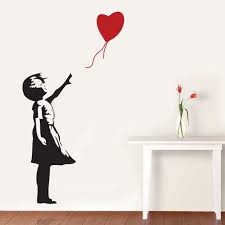 Banksy Wall Decal Balloon Girl Inspired