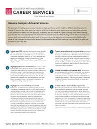 actuarial science resume actuary rsum