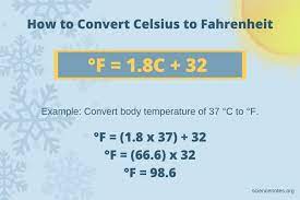 How To Convert Celsius To Fahrenheit