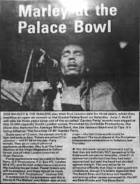 bob marley crystal place june 7th 1980