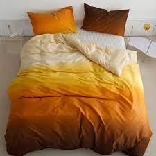 Wellboo Orange Grant Comforter Sets