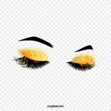 eye makeup png picture hand painted