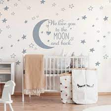 Wall Sticker We Love You To The Moon