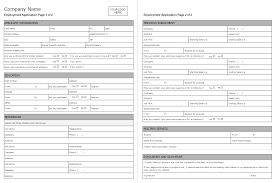 Employment Application Form Software Try It Free Smartdraw