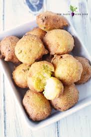 Hush puppies, prepared from recipe: Crispy Fried Hush Puppies Recipe On Stove Top Salty Side Dish
