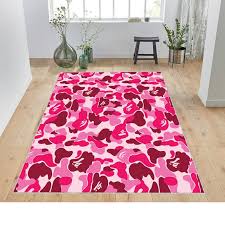 fashion street rug bape cool rug pink