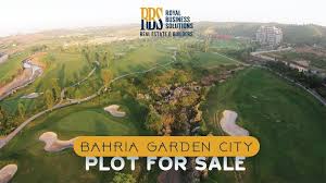 bahria garden city plot