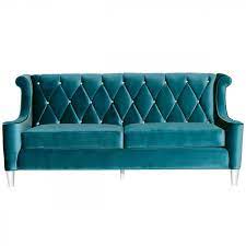 Armen Living Barrister Sofa In Blue