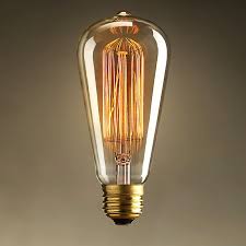 40w E26 Vintage Edison Bulb Classic Design Single Incandescent Light In Brass Finish Light Bulbs Lighting