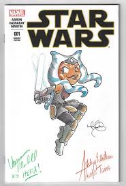 Ahsoka tano _ fan art. Ahsoka Tano By Katie Cook Star Wars Rebels Signed By Ashley Eckstein And Vanessa Marshall In Andrew Christman S Movie And Television Commissions Sketches Comic Art Gallery Room