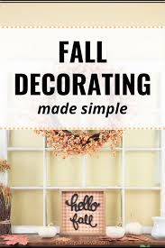 simple fall decor ideas for your home