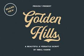 Script font 📜 script font is a broad style that refers to any typeface that looks like it was drawn by hand. Golden Hills 305646 Calligraphy Font Bundles