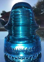 Sapphire Blue Glass Insulator