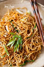 Once dried, they are ready to cook. Cantonese Style Pan Fried Noodles Recipe Little Spice Jar