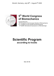 world congress of biomechanics