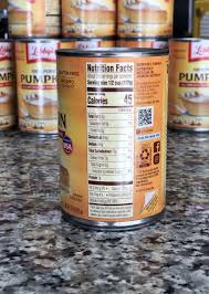 pumpkin puree natural 15 oz cans 425g